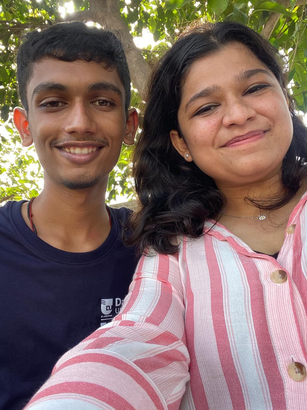 Didi and Dhrumit selfie